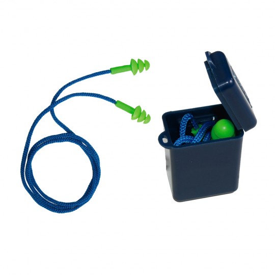 TAPON AUDITIVO TPR VERDE CAJA - STEELPRO