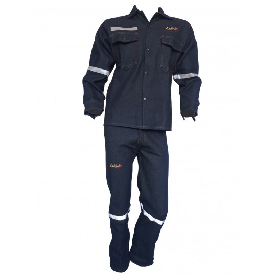 UNIFORME DENIM Y CINTA REFLECTIVA 