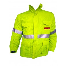 CASACA TASLAN GAMUZADO Y CINTA REFLECTIVA